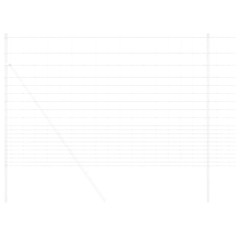 Load image into Gallery viewer, Vidaxl weidehekwerk zilver 25 x 1,6 m gegalvaniseerd staal
