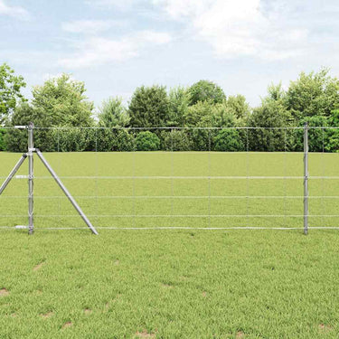Vidaxl weidehekwerk zilver 50 x 0,8 m gegalvaniseerd staal