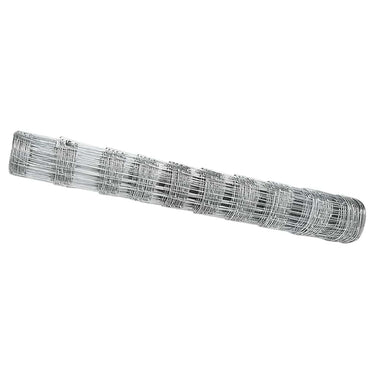 Vidaxl weidehekwerk zilver 50 x 1 m gegalvaniseerd staal