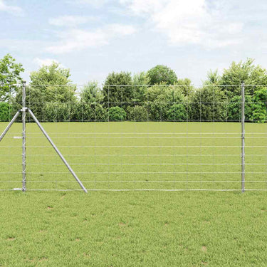 Vidaxl weidehekwerk zilver 50 x 1,2 m gegalvaniseerd staal