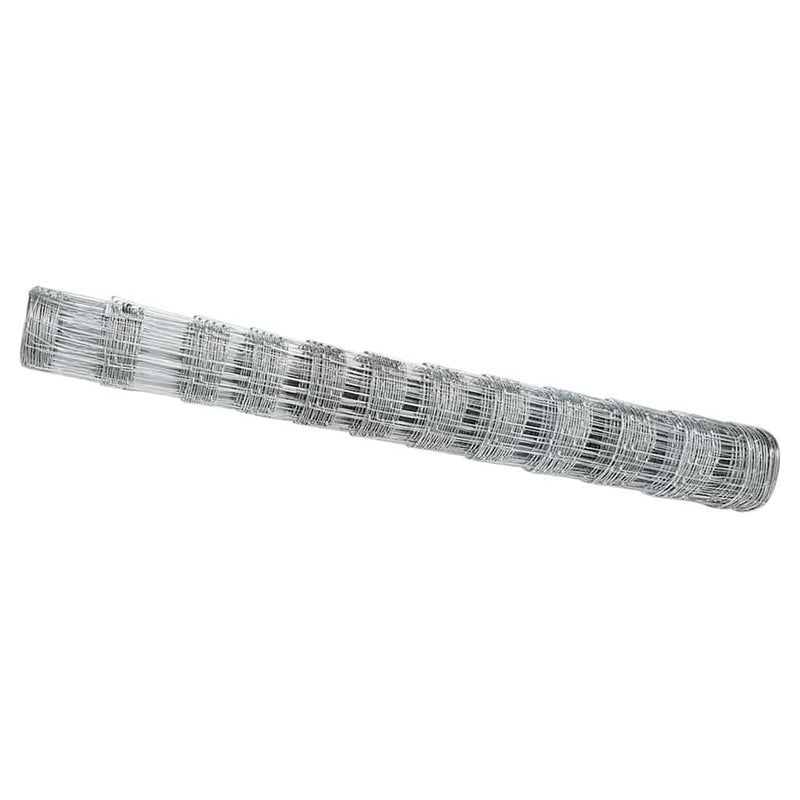 Load image into Gallery viewer, Vidaxl weidehekwerk zilver 50 x 1,2 m gegalvaniseerd staal
