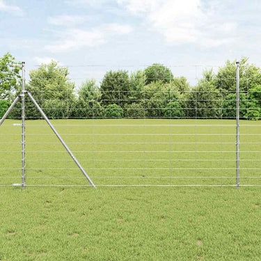 Vidaxl weidehekwerk zilver 50 x 1,4 m gegalvaniseerd staal
