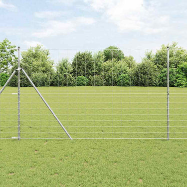 Vidaxl weidehekwerk zilver 50 x 1,5 m gegalvaniseerd staal