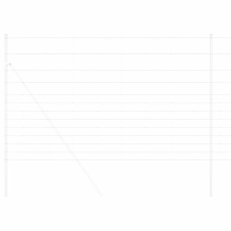 Load image into Gallery viewer, Vidaxl weidehekwerk zilver 50 x 1,5 m gegalvaniseerd staal

