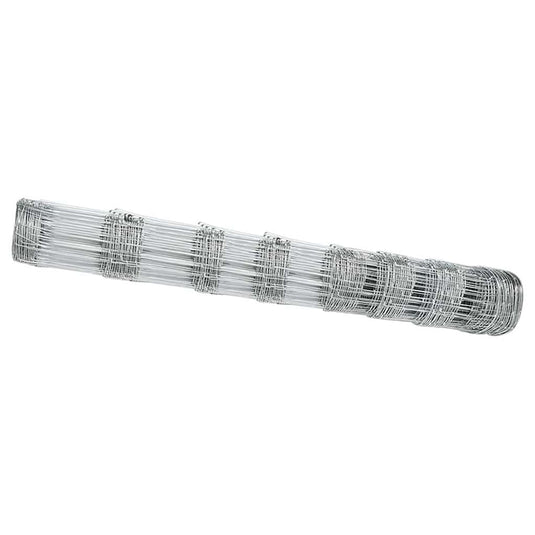 Vidaxl weidehekwerk zilver 100 x 1 m gegalvaniseerd staal