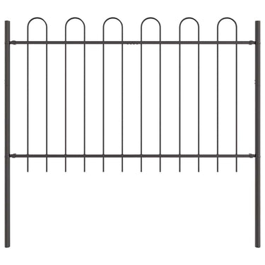 Vidaxl tuinhek grijs 1,7 x 1,2 m poedercoating staal