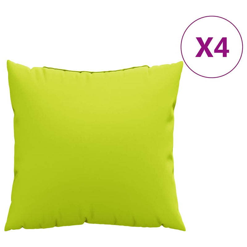 Load image into Gallery viewer, Vidaxl bankkussens 4 stuks felgroen 60x60 cm stof
