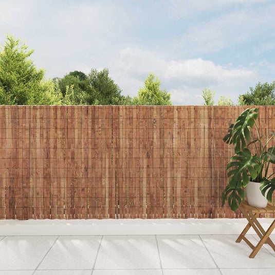 Vidaxl schorsschutting bruin 400 x 125cm schors