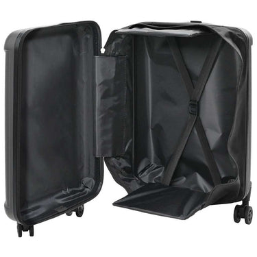 Vidaxl koffer met slot donkergrijs 34 x 23 x 55.5 cm abs kunststof