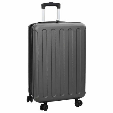 Vidaxl koffer met slot donkergrijs 43 x 27 x 66 cm abs kunststof