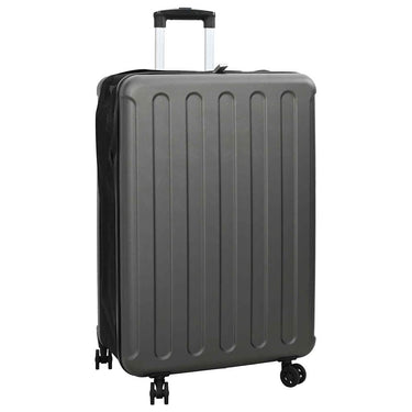 Vidaxl koffer met slot donkergrijs 50 x 30 x 76 cm abs kunststof