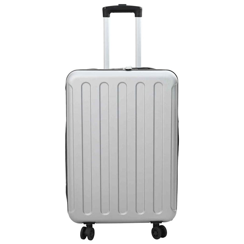 Load image into Gallery viewer, Vidaxl koffer met slot zilver 43 x 27 x 66 cm abs kunststof
