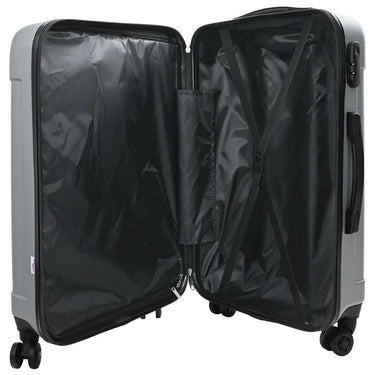 Vidaxl koffer met slot 3 pcs zilver 50 x 31 x 78 cm abs kunststof