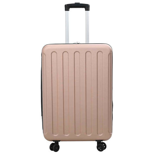 Vidaxl koffer met slot roségoud 43 x 27 x 66 cm abs kunststof