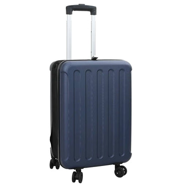 Vidaxl koffer met slot donkerblauw 34 x 23 x 55.5 cm abs kunststof