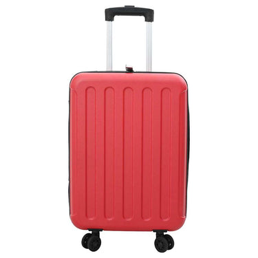 Vidaxl koffer met slot rood 34 x 23 x 55.5 cm abs kunststof