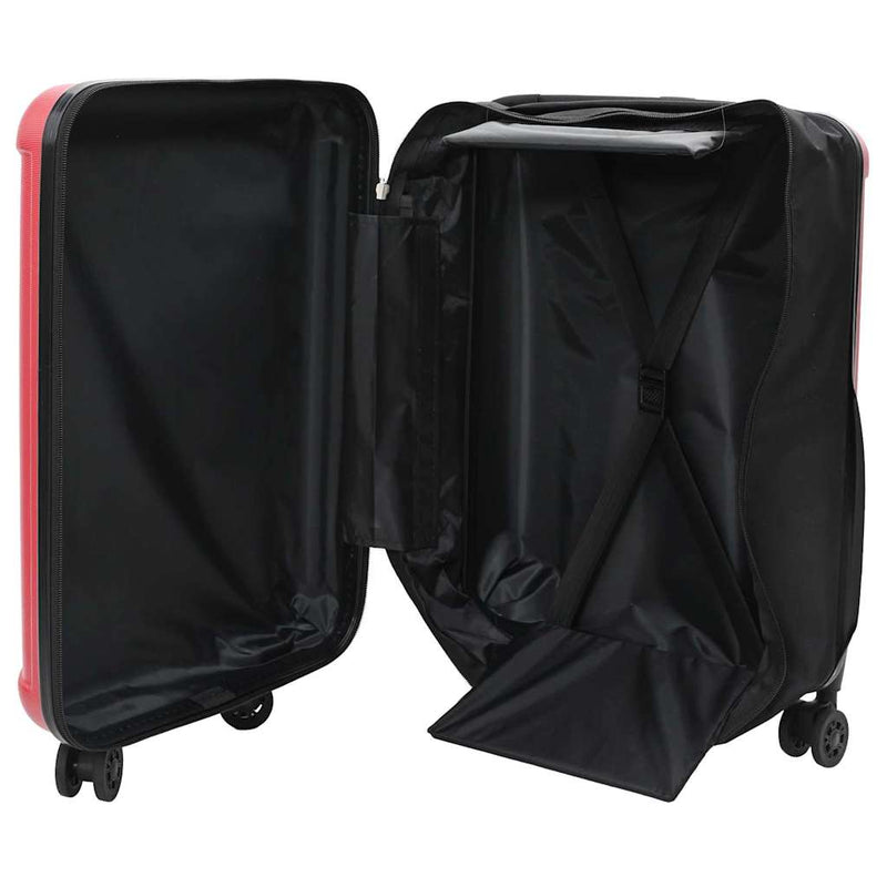 Load image into Gallery viewer, Vidaxl koffer met slot rood 34 x 23 x 55.5 cm abs kunststof
