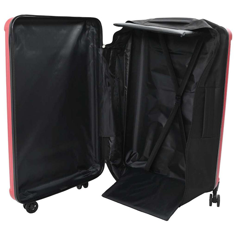 Load image into Gallery viewer, Vidaxl koffer met slot rood 50 x 30 x 76 cm abs kunststof
