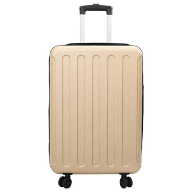 Vidaxl koffer met slot champagne 43 x 27 x 66 cm abs kunststof