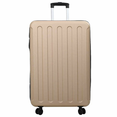 Vidaxl koffer met slot champagne 50 x 30 x 76 cm abs kunststof