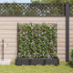 Vidaxl tuin bloempot 3 pcs zwart staal