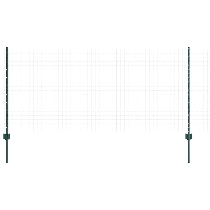 Load image into Gallery viewer, Vidaxl afrasteringspaal 11 pcs groen 100 cm staal

