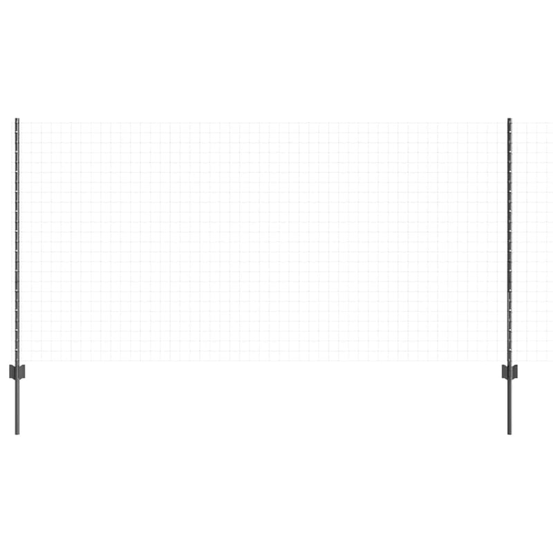 Load image into Gallery viewer, Vidaxl afrasteringspaal 5 pcs grijs 120 cm staal
