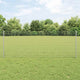 Vidaxl afrasteringspaal 5 pcs zilver 80 cm staal