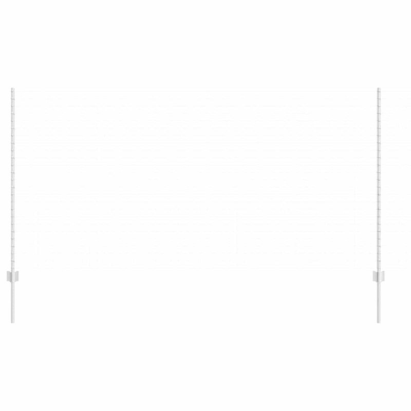 Load image into Gallery viewer, Vidaxl afrasteringspaal 11 pcs zilver 140 cm staal
