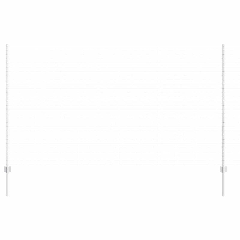 Load image into Gallery viewer, Vidaxl afrasteringspaal 5 pcs zilver 150 cm staal

