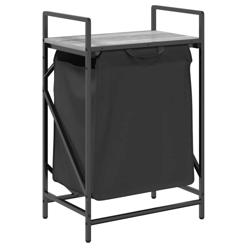 Load image into Gallery viewer, Vidaxl wasmand 1 vak met plank grijs sonoma eiken
