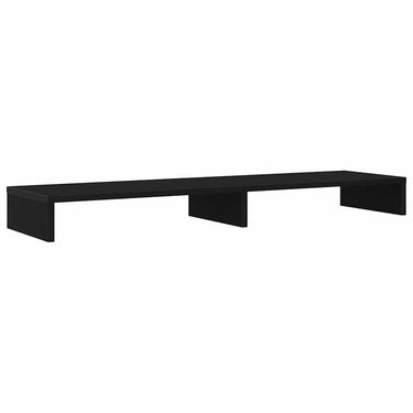 Vidaxl monitorstandaard zwart eiken 100x27x10 cm bewerkt hout