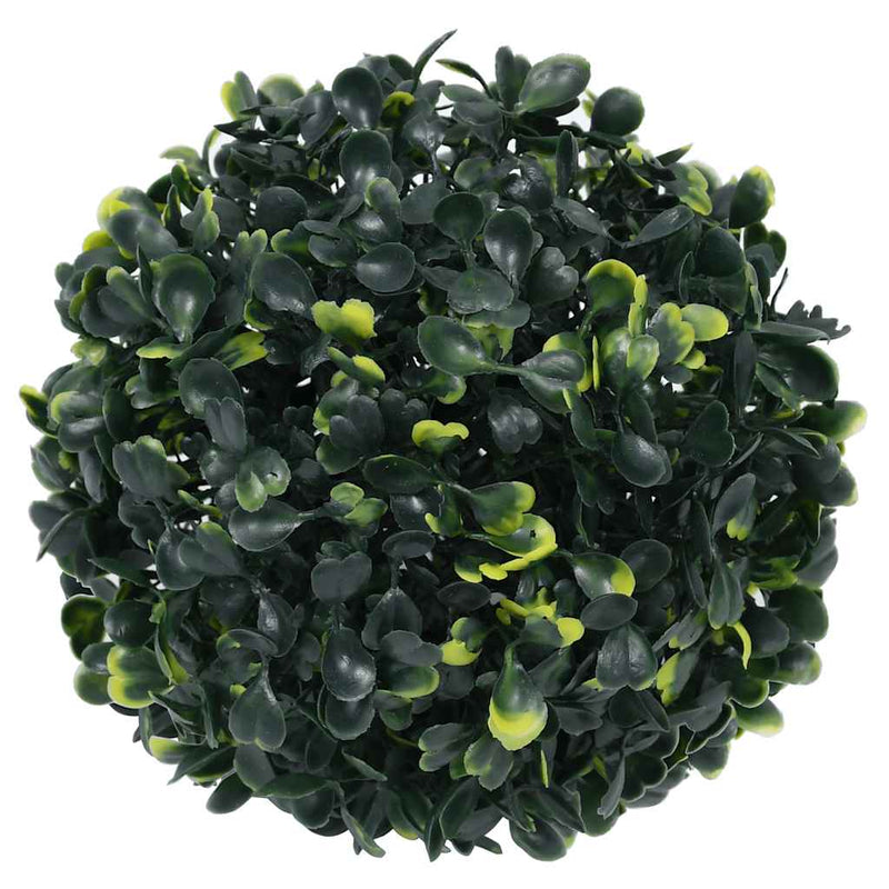 Load image into Gallery viewer, Vidaxl kunstbuxusballen met led-verlichting 4 st 12 cm groen
