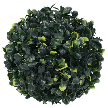 Vidaxl kunstbuxusballen met led-verlichting 2 st 22 cm groen