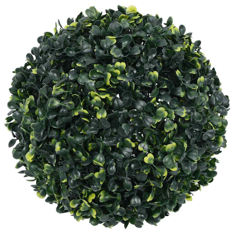 Load image into Gallery viewer, Vidaxl kunstbuxusballen met led-verlichting 2 st 45 cm groen
