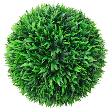Vidaxl kunstbuxusballen met led-verlichting 2 st 38 cm groen