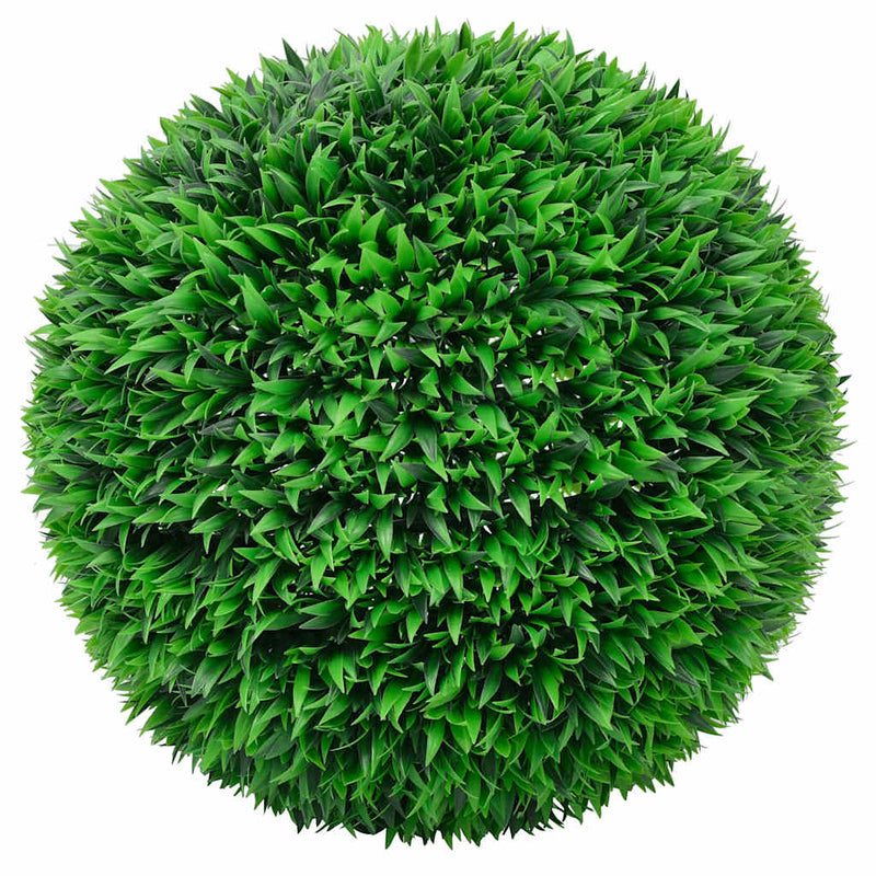 Load image into Gallery viewer, Vidaxl kunstbuxusballen met led-verlichting 2 st 55 cm groen
