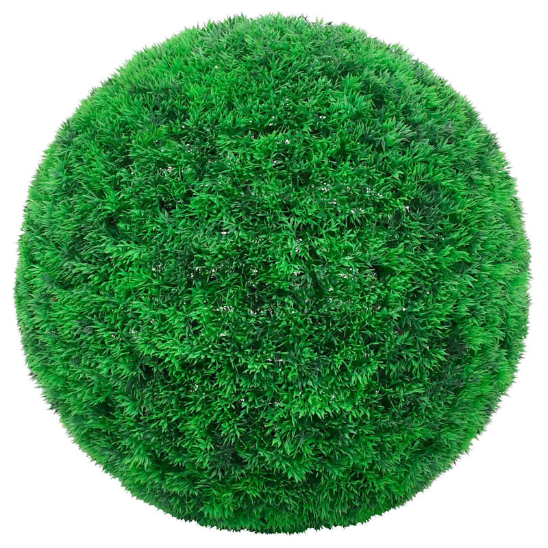 Load image into Gallery viewer, Vidaxl kunstbuxusballen met led-verlichting 2 st 52 cm groen
