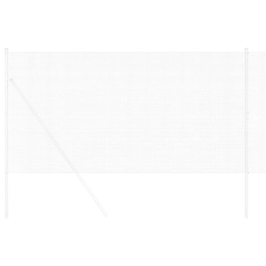 Vidaxl gelaste draadhek zilver 0.4 x 10 m