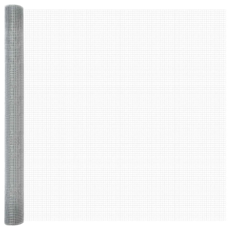 Load image into Gallery viewer, Vidaxl gelaste draadhek zilver 1.6 x 25 m
