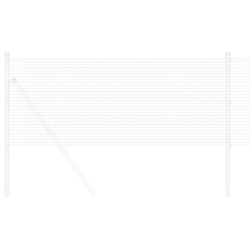 Load image into Gallery viewer, Vidaxl gelaste draadhek zilver 0,5 x 50 m
