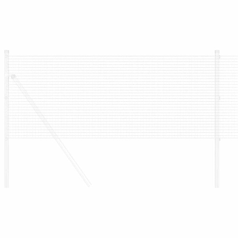 Load image into Gallery viewer, Vidaxl gelaste draadhek zilver 0.8 x 50 m
