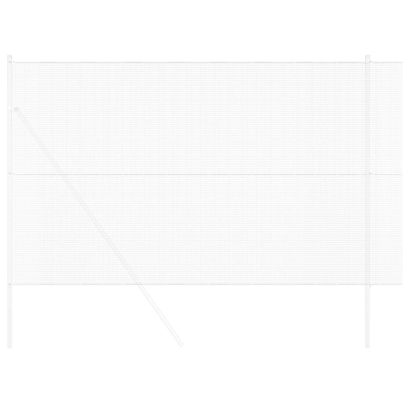 Load image into Gallery viewer, Vidaxl gelaste draadhek zilver 1.5 x 50 m
