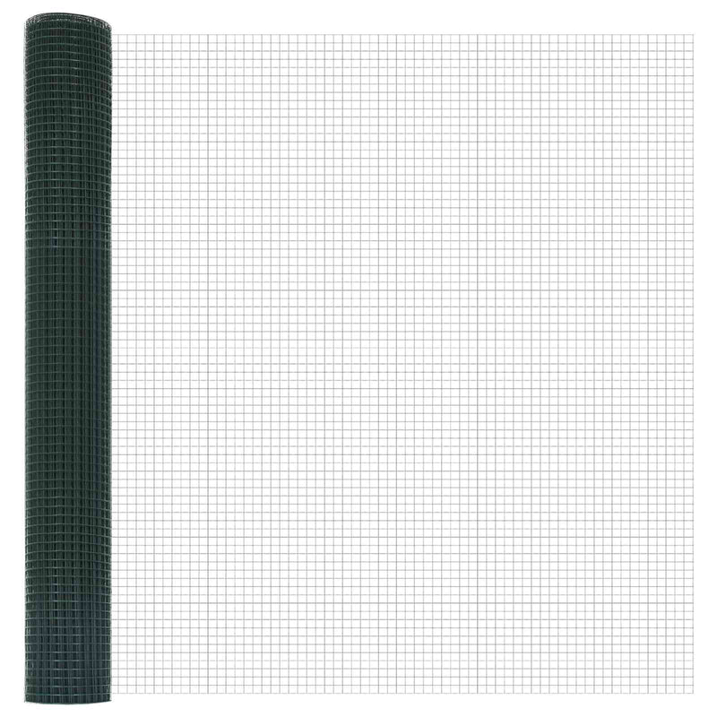 Load image into Gallery viewer, Vidaxl gelaste draadhek groen 1.4 x 10 m
