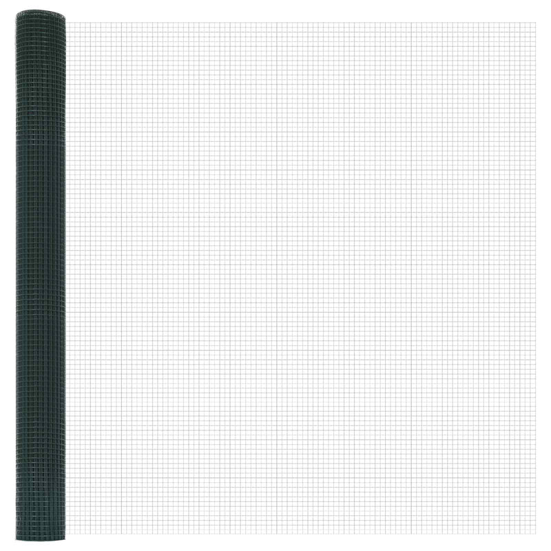 Load image into Gallery viewer, Vidaxl gelaste draadhek groen 1.5 x 10 m
