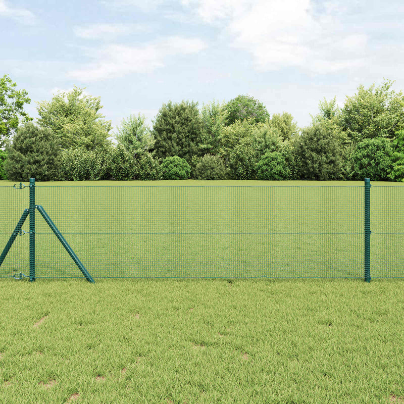 Load image into Gallery viewer, Vidaxl gelaste draadhek groen 1.6 x 10 m
