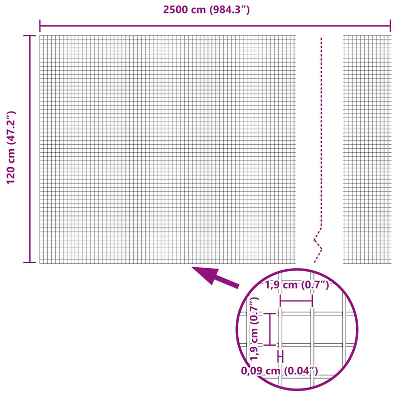 Load image into Gallery viewer, Vidaxl gelaste draadhek groen 1.2 x 25 m

