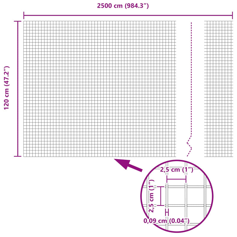 Load image into Gallery viewer, Vidaxl gelaste draadhek groen 1.2 x 25 m
