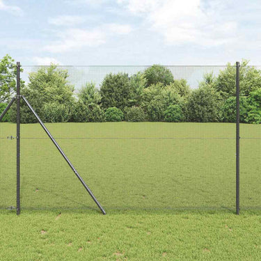 Vidaxl gelaste draadhek grijs 1.6 x 10 m