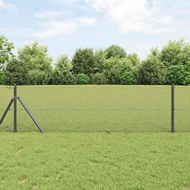 Vidaxl gelaste draadhek grijs 0.6 x 50 m